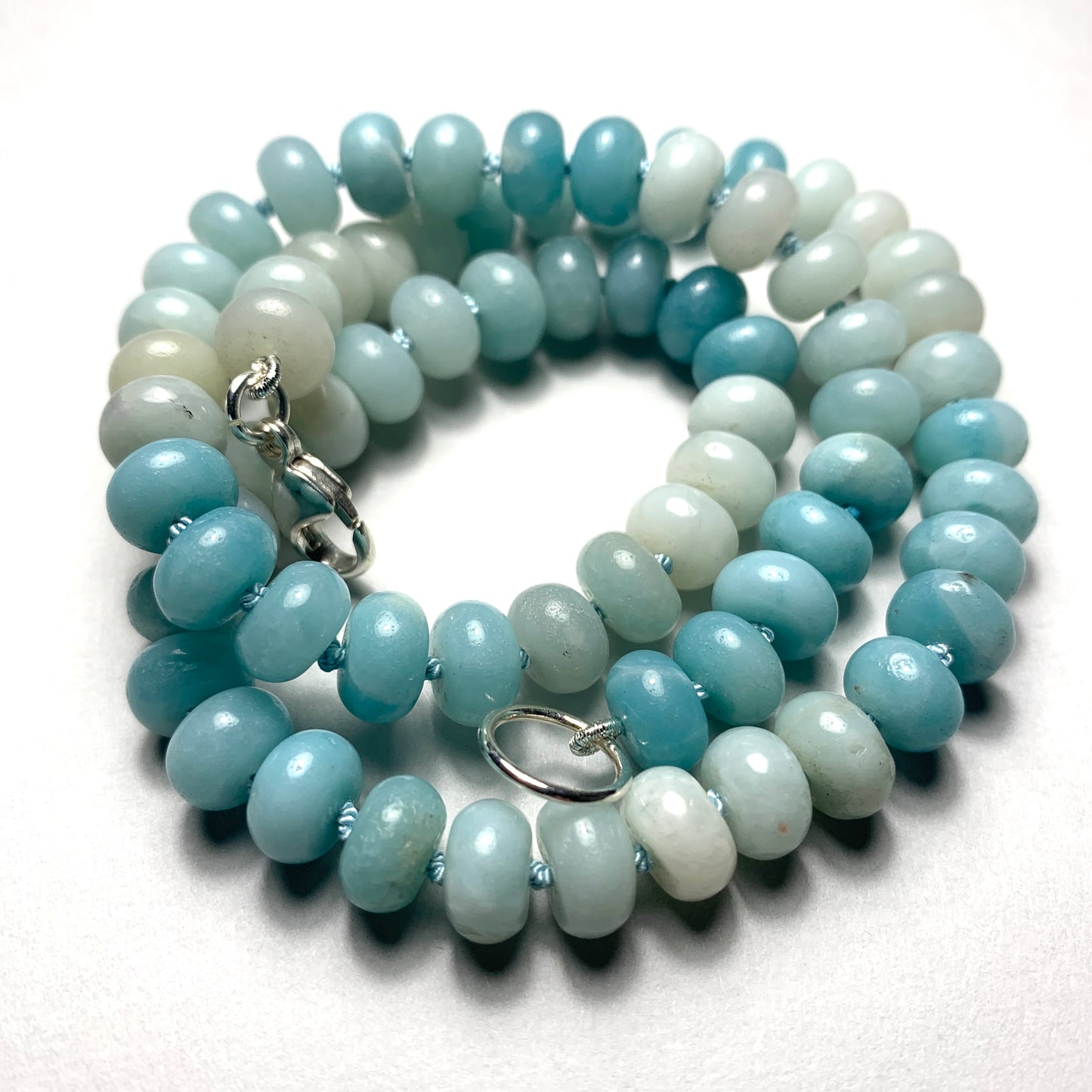 Amazonite Hand Knotted Gemstone Necklace