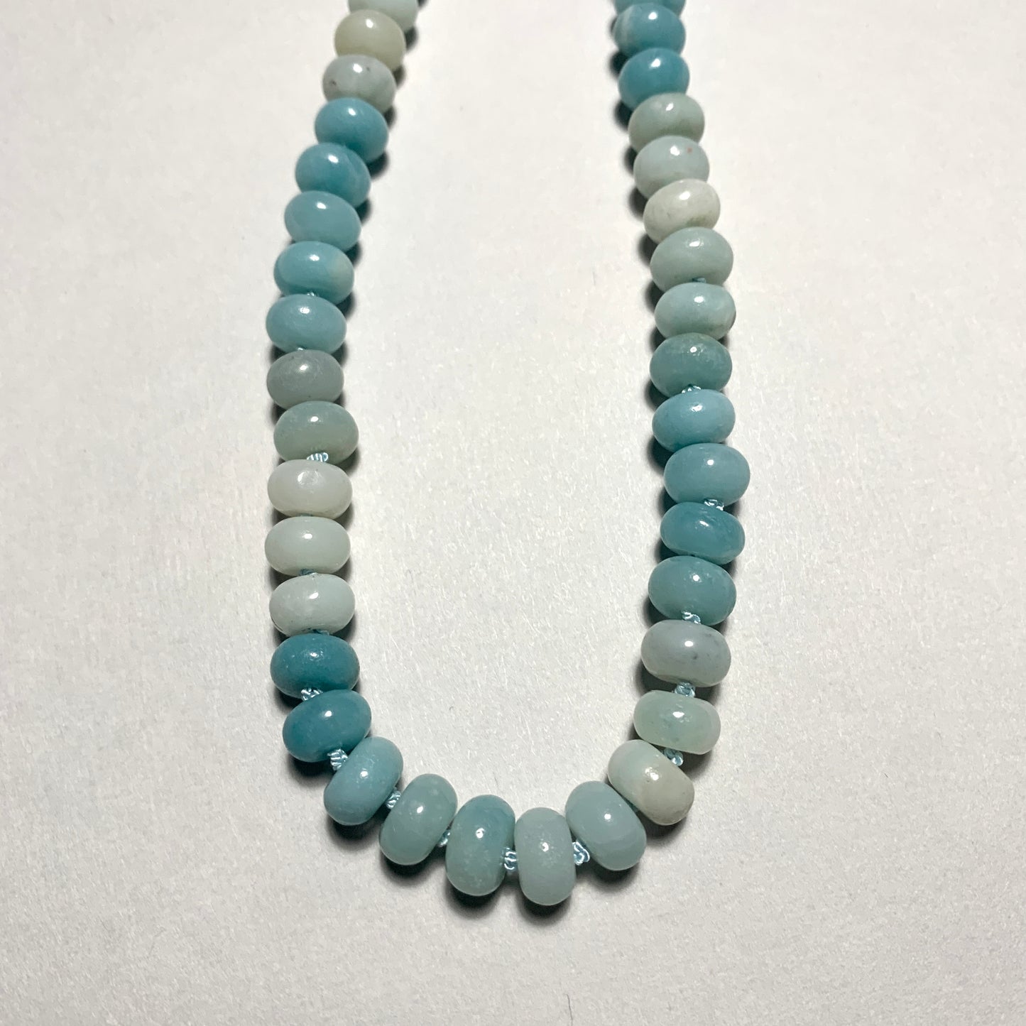 Amazonite Hand Knotted Gemstone Necklace