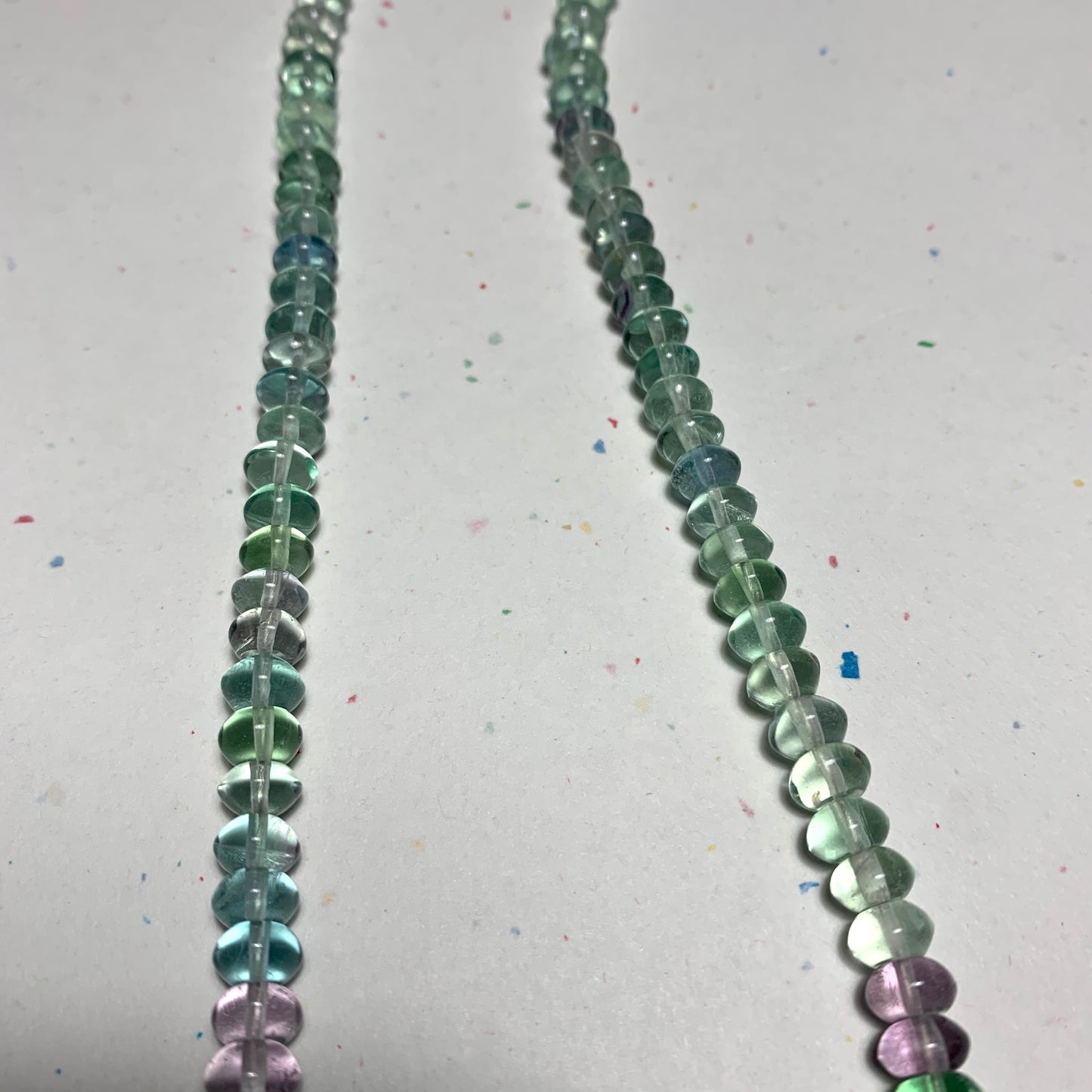 Fluorite Beaded Gemstone Necklace