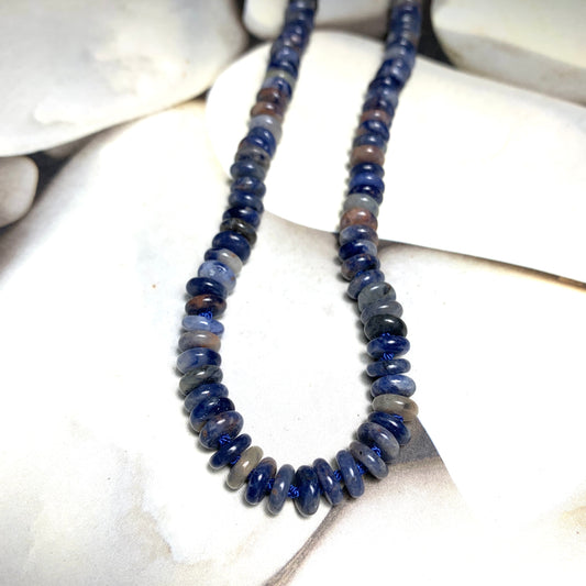 Sodalite Hand Knotted Necklace