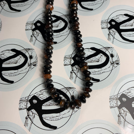 Tibetan Agate Hand Knotted Necklace