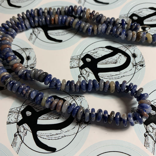 Sodalite Hand Knotted Necklace